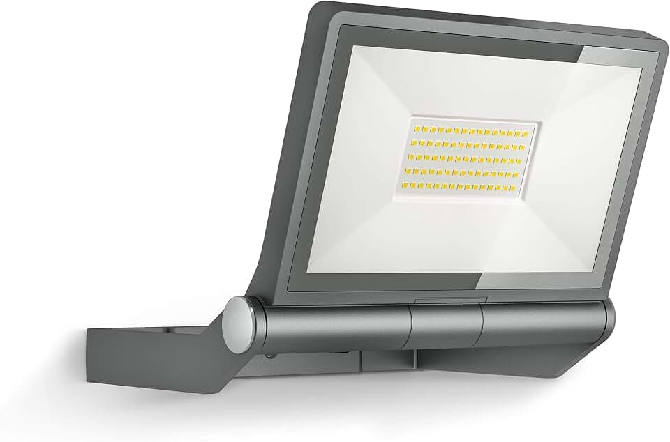 Steinel LED-Außenstrahler XLED ONE XL Anthrazit, 42,6 W Flutlicht, 4200 lm, Aluminium, für Zufahrt, Haus und Garten, 065225
