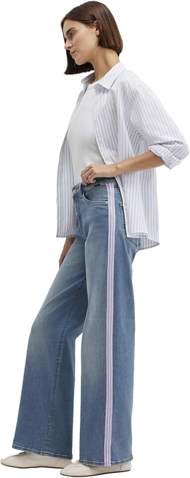 Mavi Damen Malibu Jeans, Lt Brushed STR, 26/32
