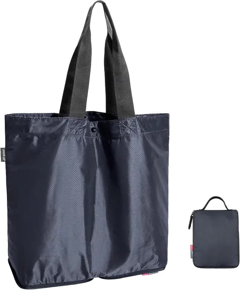 pack all 16L Lightweight Foldable Tote Bag, Reusable Grocery Shopping Bag