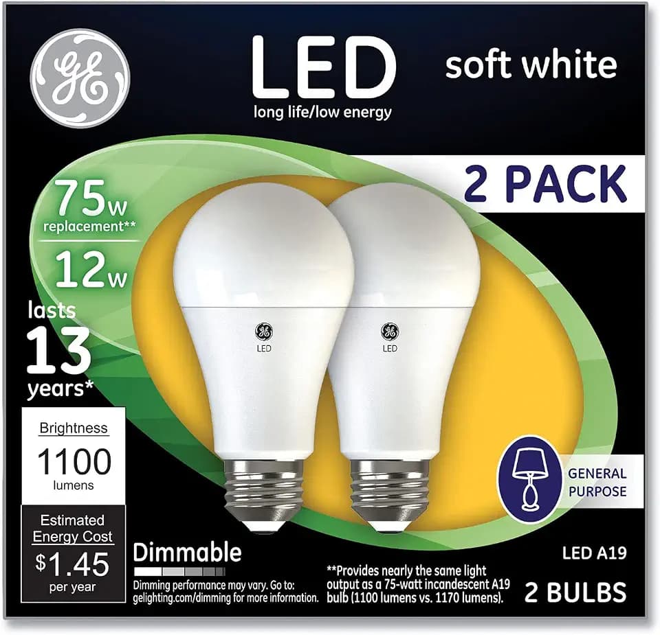 LED1 A21 BLB 12W1600L2PK
