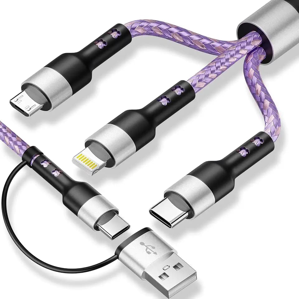 Travel Essentials 3 in 2 Multi Charging Cable USB C Charger for iPhone 17-8