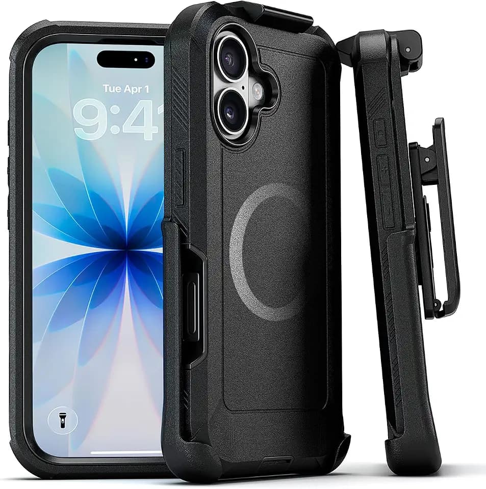 MOTIVE Heavy Duty Case for iPhone 17, Belt Clip Holster | 6.3"