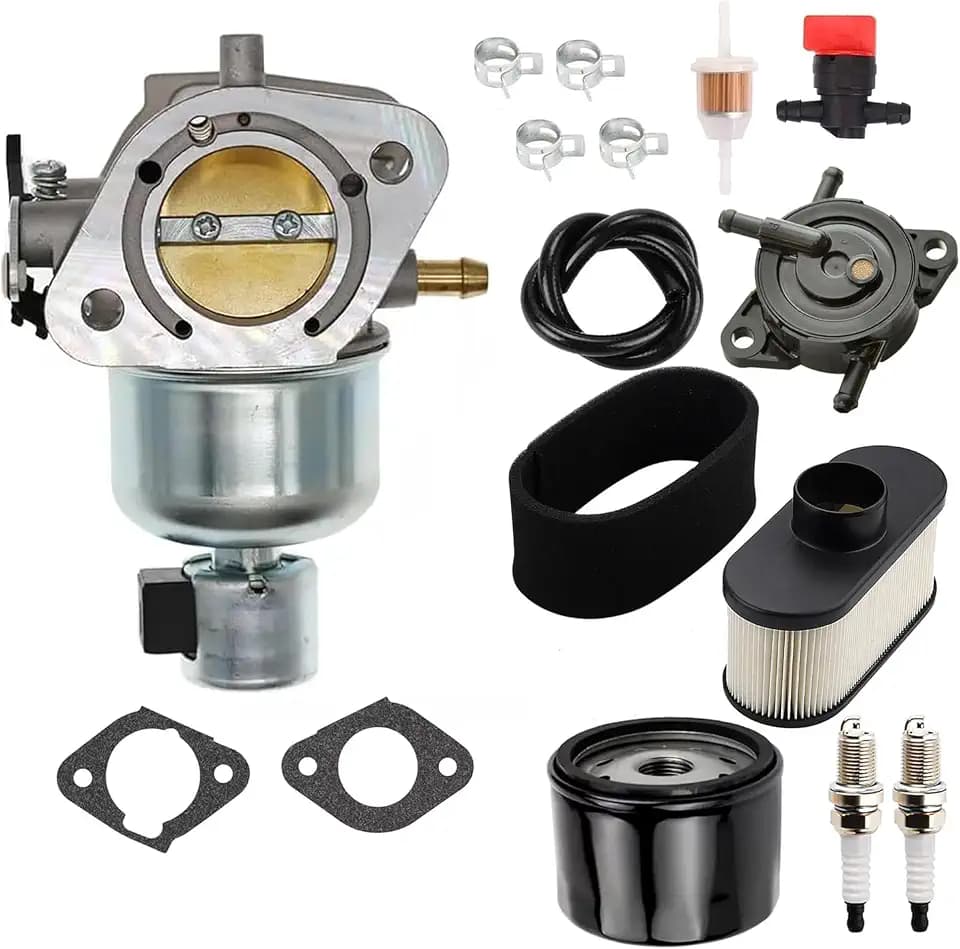 FR691V 15004-0984 Carburetor for Kawasaki FR651V FS651V FR691V FS691V - Replace 15004-7062 15004-0828 15004-0829 15004-0986 15004-0985 - Air Filter Oil Filter Fuel Pump Kits