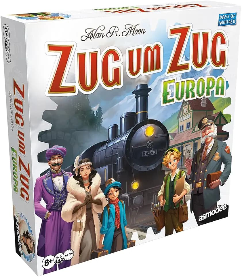 Asmodee, Zug um Zug Europa (Refresh), Familienspiel, Deutsch