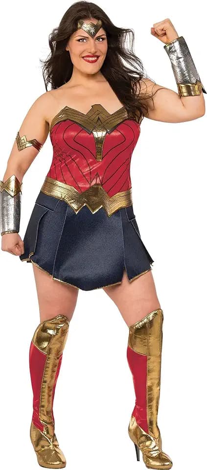 Rubies DC Justice League: Wonder Woman Costume for Adults, Women's Plus