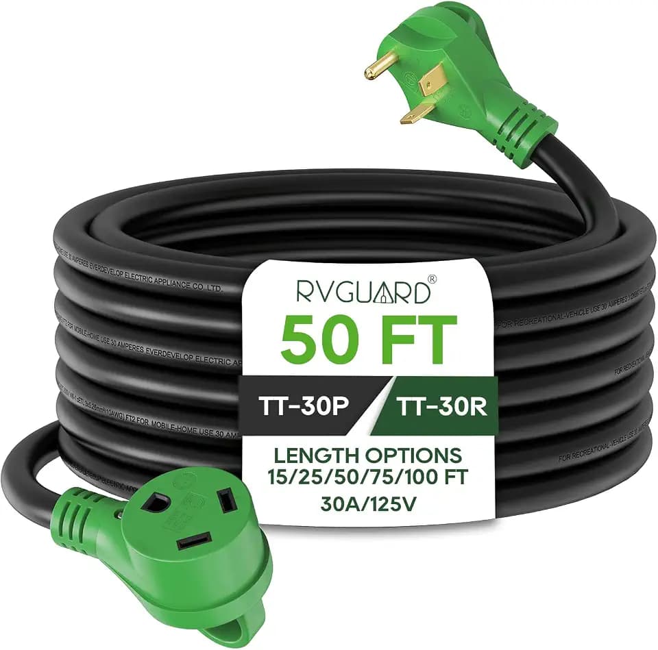 RVGUARD 30 Amp 50 Foot RV Extension Cord