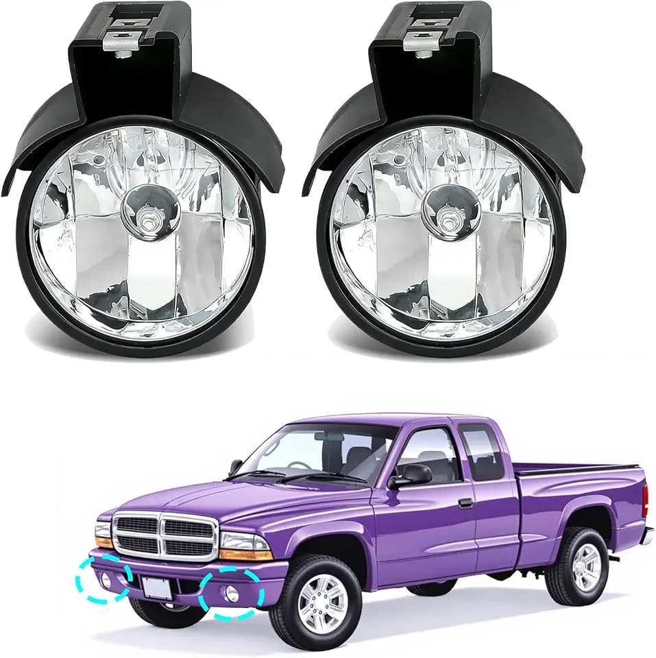 2Pack Fog Lights Replacement for Dakota 1997-2000/Durango 1998-2000