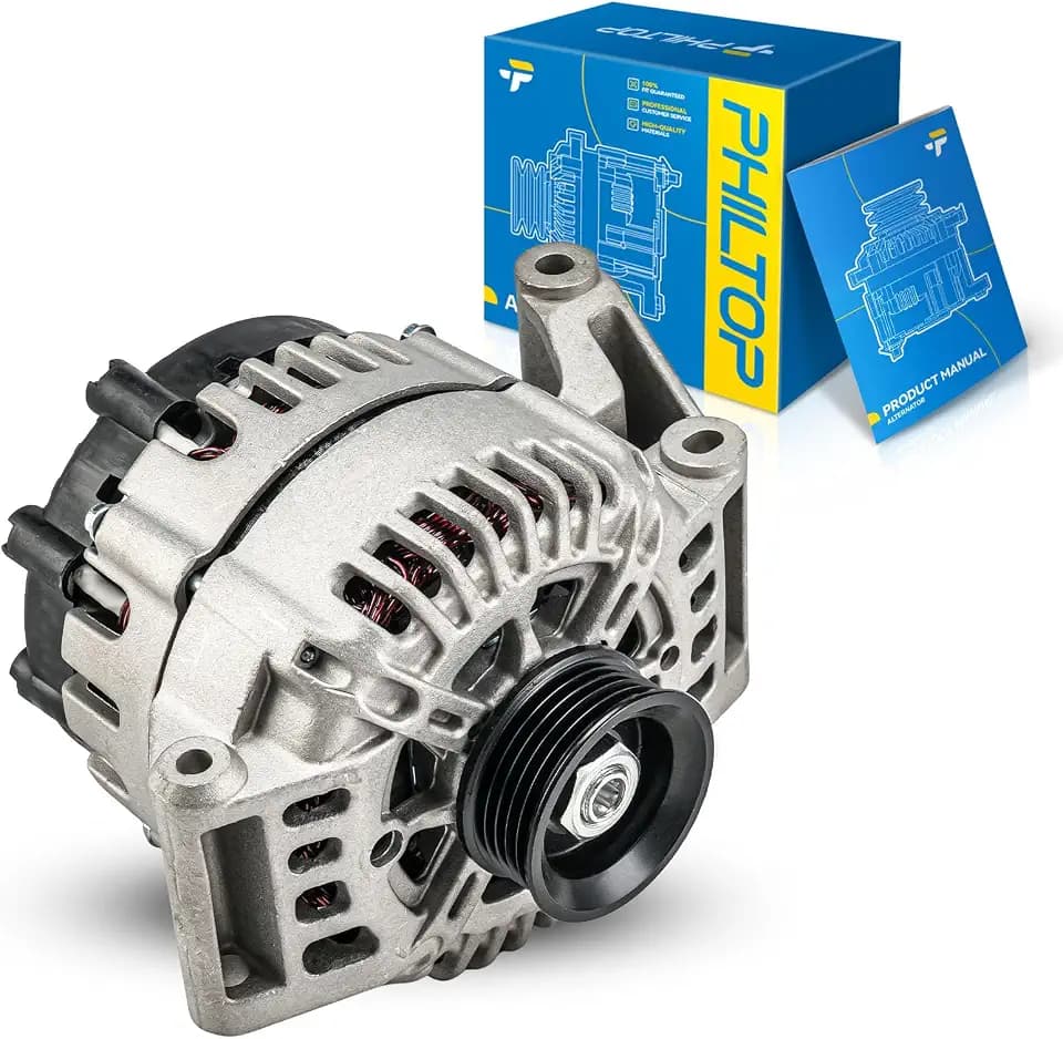PHILTOP 11144N Alternator 120A Compatible with Pontiac 2006-2008 G6 2.4L