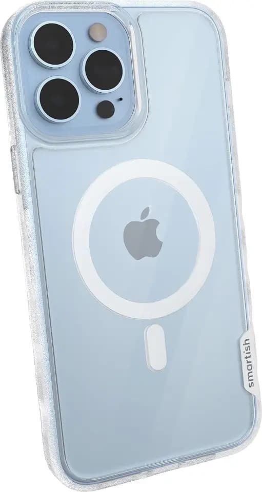 Smartish iPhone 13 Pro Max Clear Case MagSafe, Gripmunk, Slim Grip
