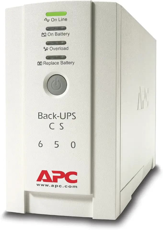 APC BK650EI Back-Unterbrechungsfreie Stromversorgung CS, 400 W/ 650 VA beige