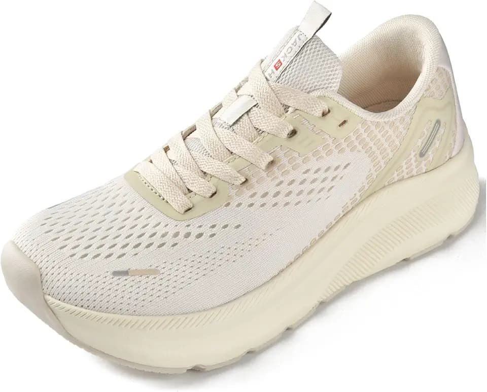 JACKSHIBO Wide Toe Box Shoes Women Arch Support Zero Drop Wide Sneakers