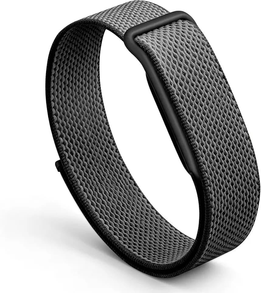 Nylon Sport Band Compatible with Google Fitbit Air,Soft Breathable Wristband Replacement Compatible with Fitbit Air Fitness,Micro-Adjustable Performance Loop for Screenless Tracker