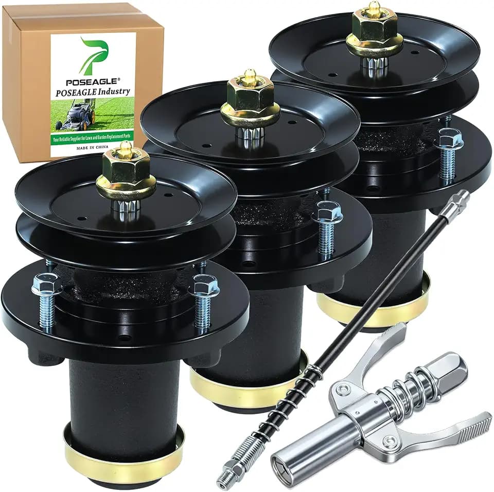 3 Pack 539131898 Spindle Assembly Kit for Husqvarna 48" Mowers