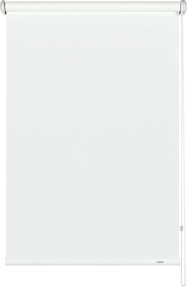 GARDINIA Seitenzug-Rollo, Decken-, Wand- oder Nischenmontage, Lichtdurchlässig, Blickdicht, Alle Montage-Teile inklusive, Weiß, 82 x 230 cm (BxH)