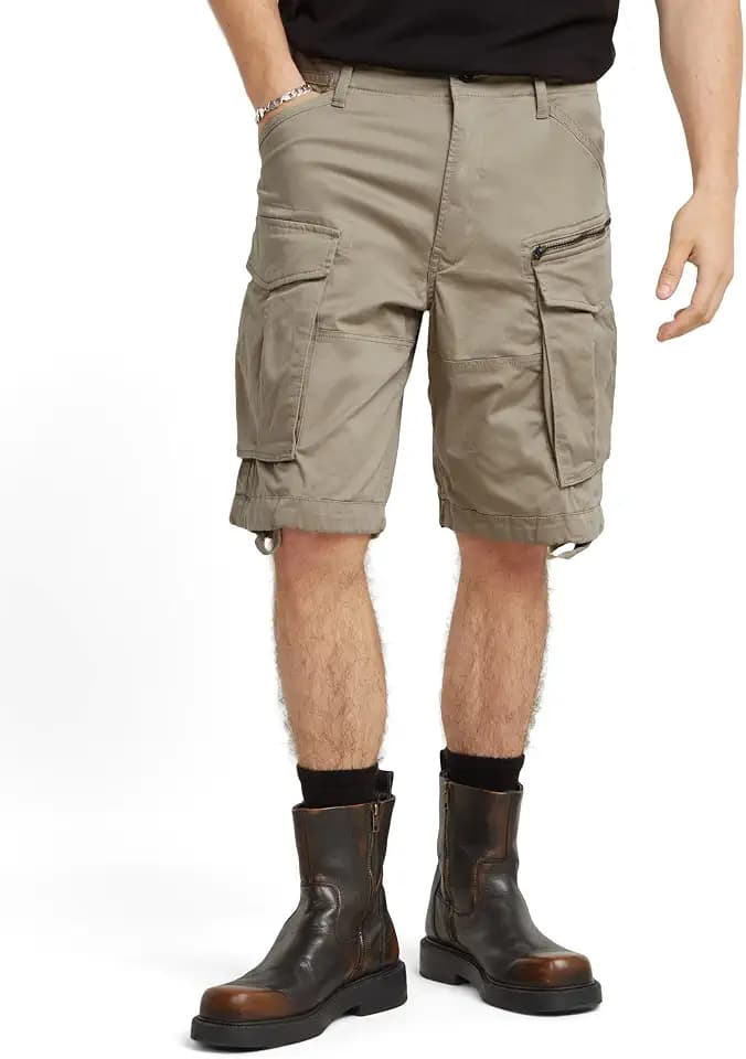 G-STAR Herren Cargo Shorts Rovic Zip - Relaxed Fit - Schwarz - Black Stretch