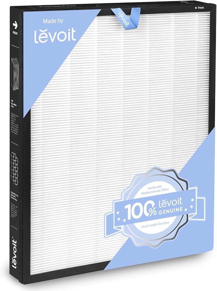 Levoit Original-Luftfilter für Vital 200S Luftreiniger, 3-IN-1 HEPA Filter | hocheffizienter Aktivkohlefilter und Vorfilter, gegen 99,97% Allergene Staub, Pollen, Rauch