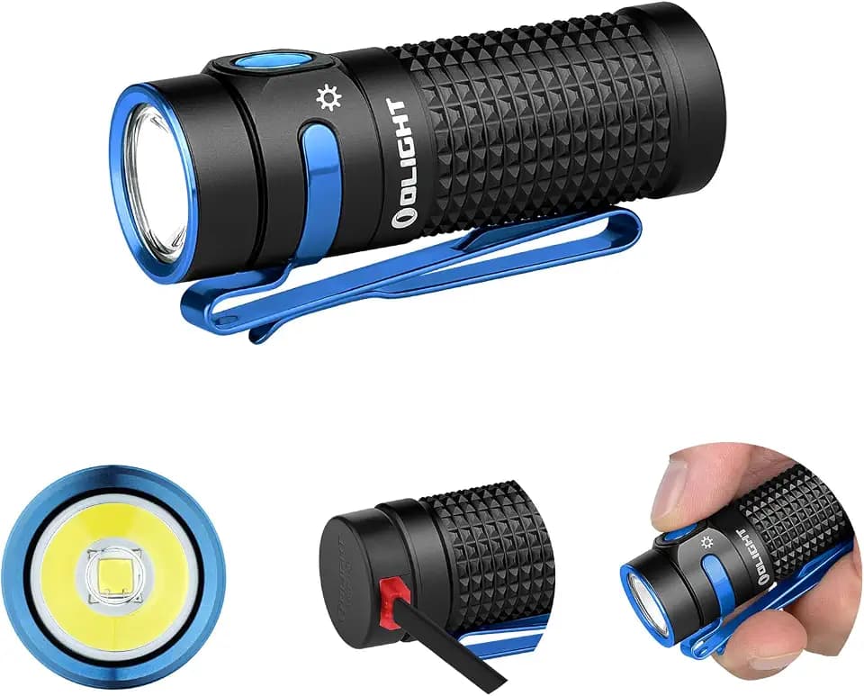 OLIGHT Baton 4 LED Kleine Taschenlampe Wiederaufladbare für Alltag