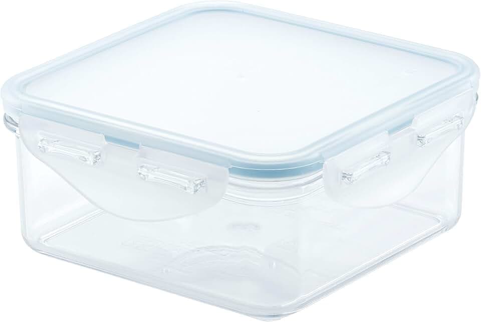 LOCK & LOCK Purely Better Tritan Container/Square Food Storage Bin, 20 Ounce, Clear