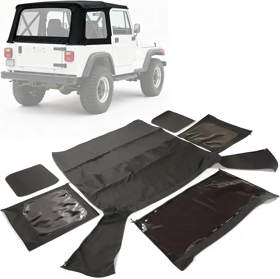 ALMULOO Soft Compatible with 1987-1995 Jeep Wrangler YJ 2 Door