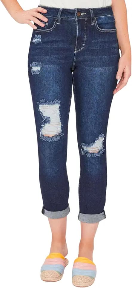 Royalty for Me Women's Royalty for Me Women's Vintage 5 Pocket Slim Straight Cuff Jean