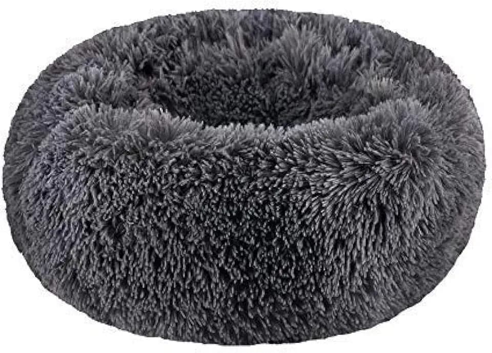 Dog Bed for Small Dogs & Cats, 24 Inch Medium Fluffy Washable Donut Bed
