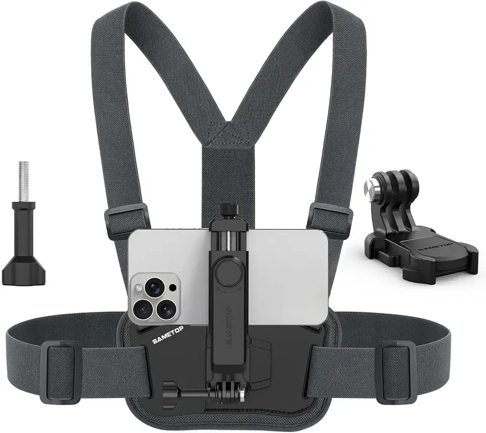 Phone Chest Mount Harness Holder Cell Phone Strap for iPhone