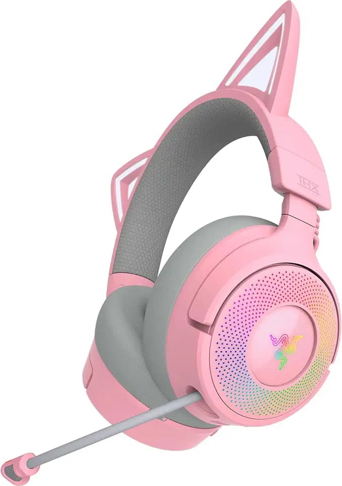 Razer Kraken Kitty V3 Pro Wireless RGB Gaming Headset, Pink