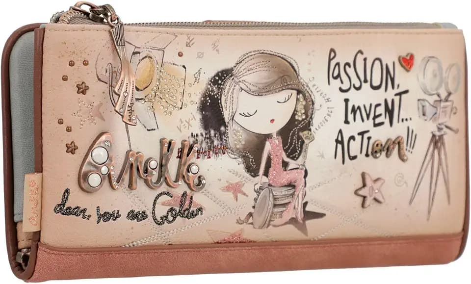 Anekke Hollywood Flexible RFID Wallet L Multicolor