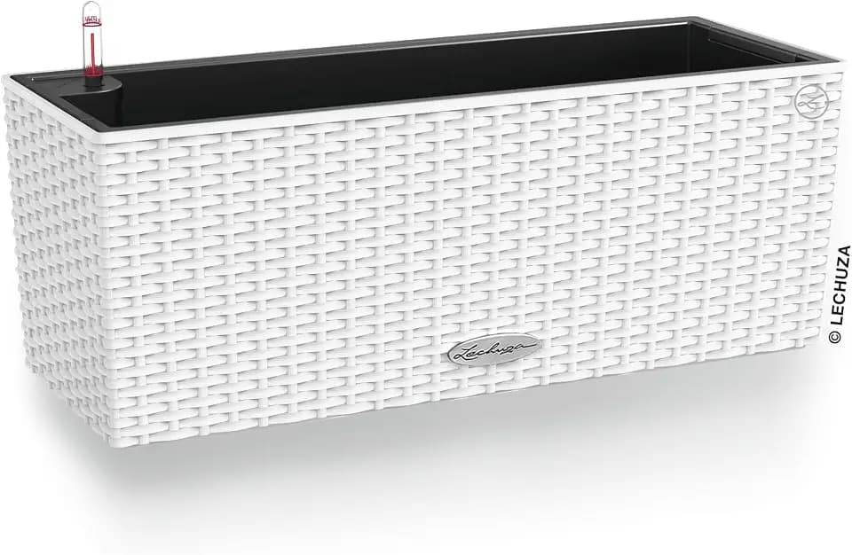 Lechuza-Gefäß mit Bewässerungssystem BALCONERA Cottage 50 weiß