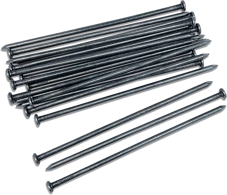 10 Inch Landscape Edging Stakes Metal Nail 50 Pcs