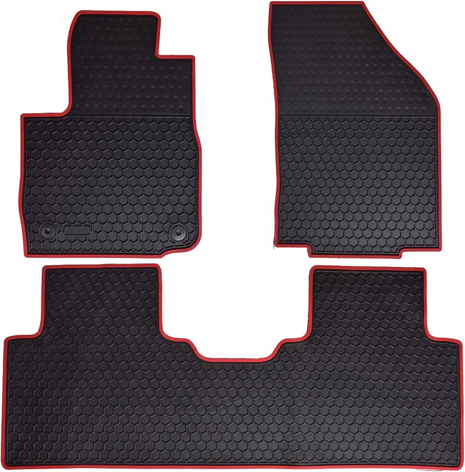 Car Floor Mats Custom Fit for Chevy Equinox/GMC Terrain Red