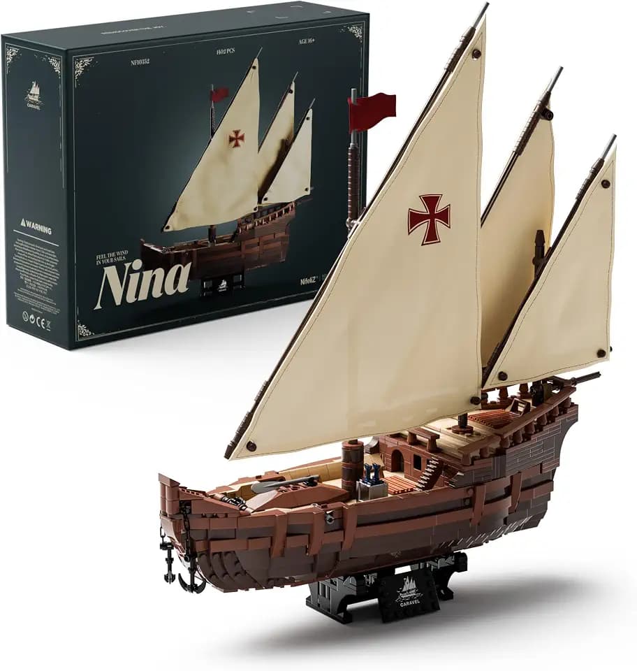 Nifeliz Nina Sailing Ship Building Set, NF10352