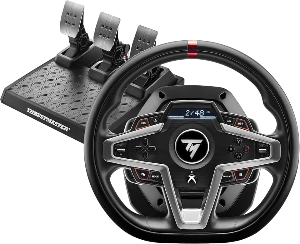 Thrustmaster T248 Force-Feedback-Rennlenkrad und Pedalset - XBOX & PC