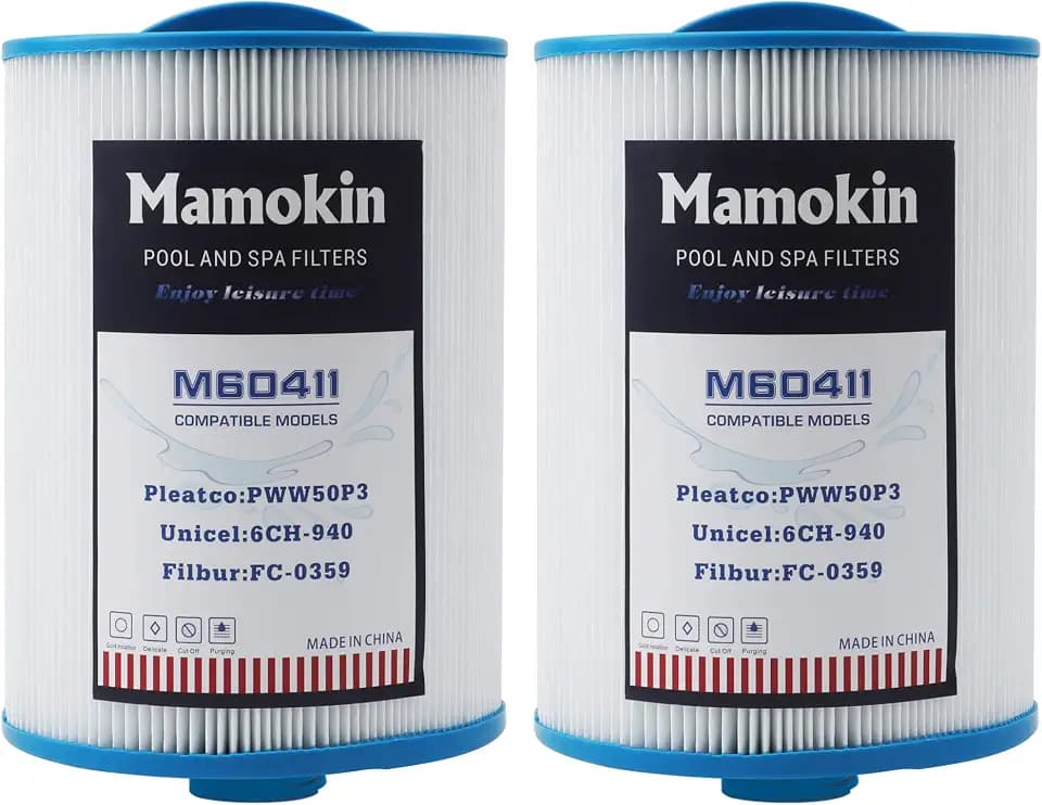 PWW50 Spa Filter, Replaces FC-0359, 6CH-940, PWW50P3, 25252, 2 Pack