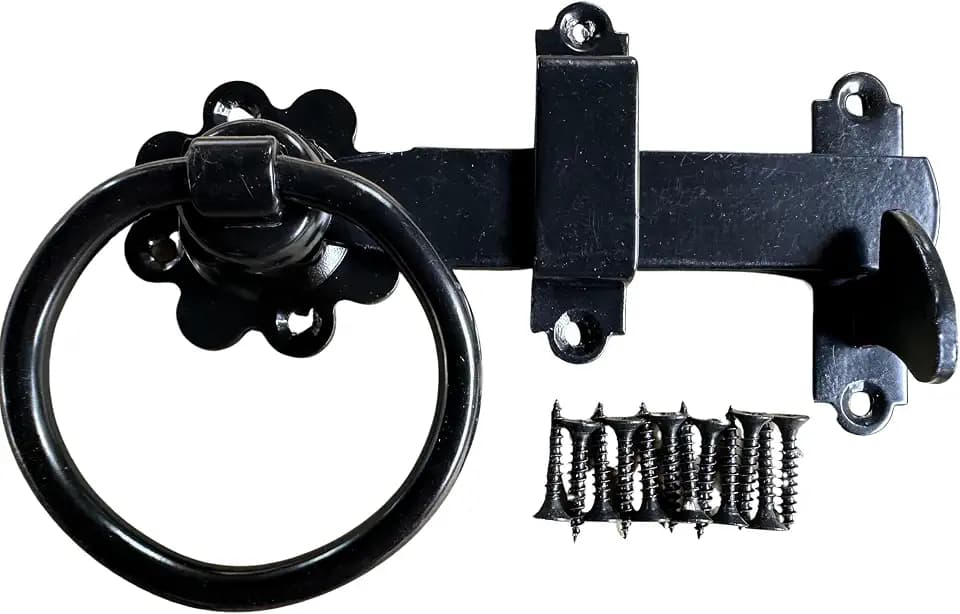 Gatemate 6 Ring Torriegel – Epoxidharz schwarz – inklusive Befestigungen