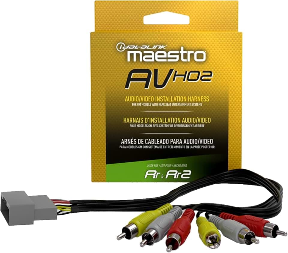 iDatalink Maestro HRN-AV-HO2 Factory Integration Adapter Retention of Rear Seat Entertainment System in Select 2009-2013 Honda Vehicles (ADS-MRR or MRR2 Module & HRN-HRR-HO2 T-Harness Also Required)