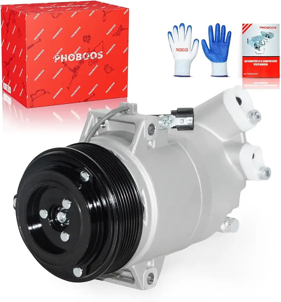 PHOBOOS A/C Compressor with Clutch Compatible with Nissan