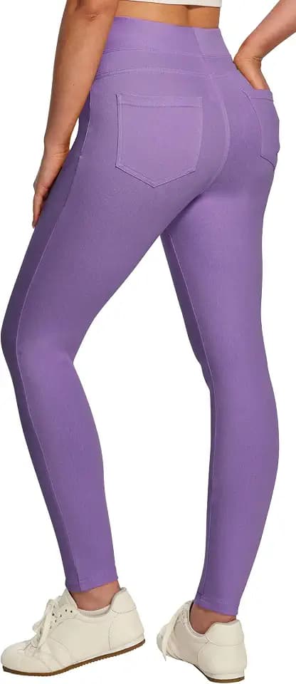 IUGA Stretchy Jeans for Women Pull On Jeggings High Waist Denim Leggings