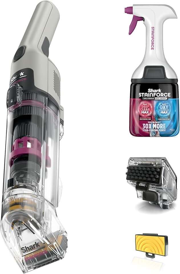 Shark StainForce Cordless Stain, Odor & Urine Remover, 1 Tool, HX095BRN