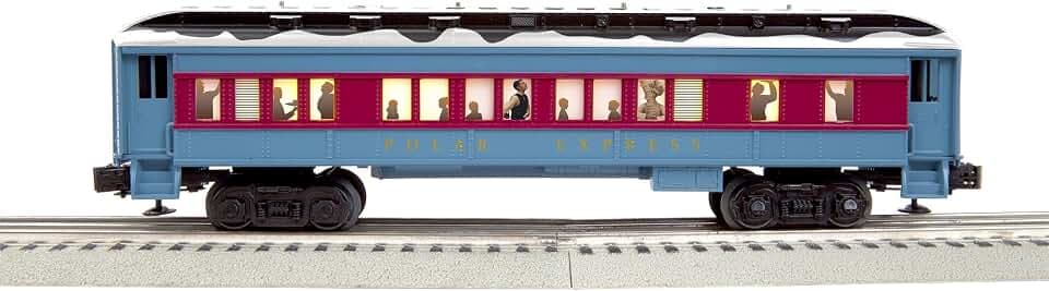 Lionel 684603 Reisebus The Polar Express Herz Hot Chocolate Car, blau und rot, Cars
