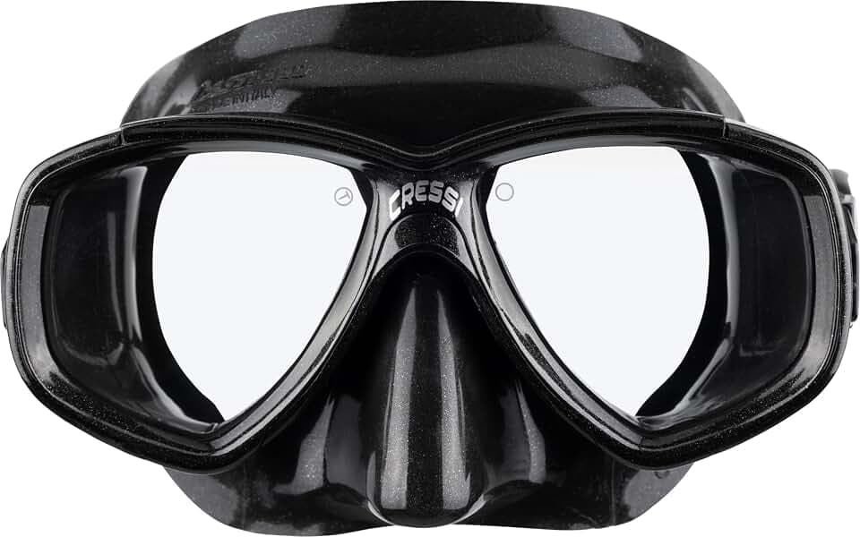 Cressi Perla Silikonmaske für Erwachsene, kleines Innenvolumen, für Tauchen, Schnorcheln, italienische Qualität seit 1946