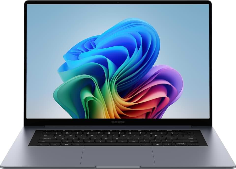 Samsung 16” Galaxy Book6 U5 (Non-Touch) PC Laptop Computer, Intel Processor, 16GB/512GB, Full HD+ Display, Dolby Atmos Speakers, Slim, Light, 2 Year Warranty, Gray