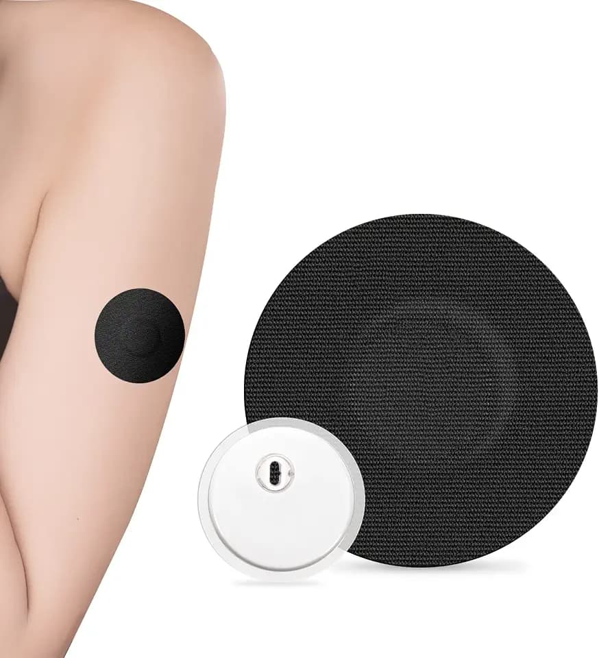 20 Pack Libre 3 Plus Sensor Covers, Black