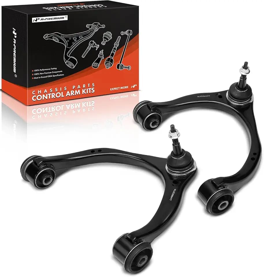 A-Premium Front Upper Control Arms, with Ball Joint & Bushing