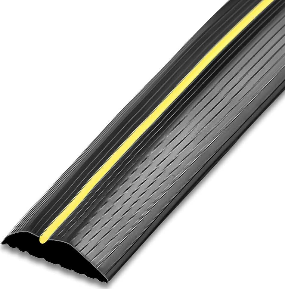 CPROSP Garagentorschweller 3M/12mm, Garagentordichtung Feuchtigkeitsbeständige, Schwellerdichtung-Einfach zu Montieren, Bodendichtung für Garagen, Hallen, Lagern, Werkstätten