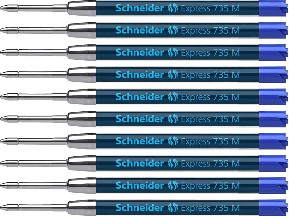 Schneider Express 735 M Internationale Großraummine (ISO 12757-2 G2, dokumentenecht) 10er Packung blau