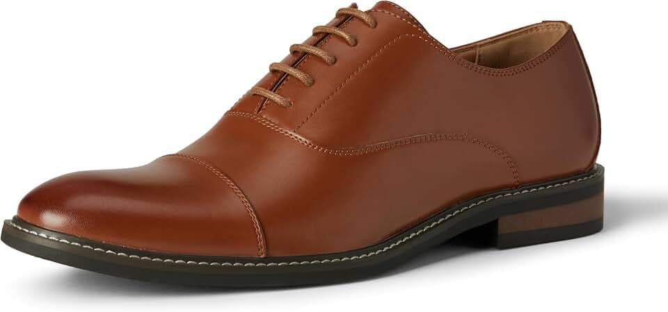 Amazon Essentials Men's Cap Toe Oxford Dress Shoes