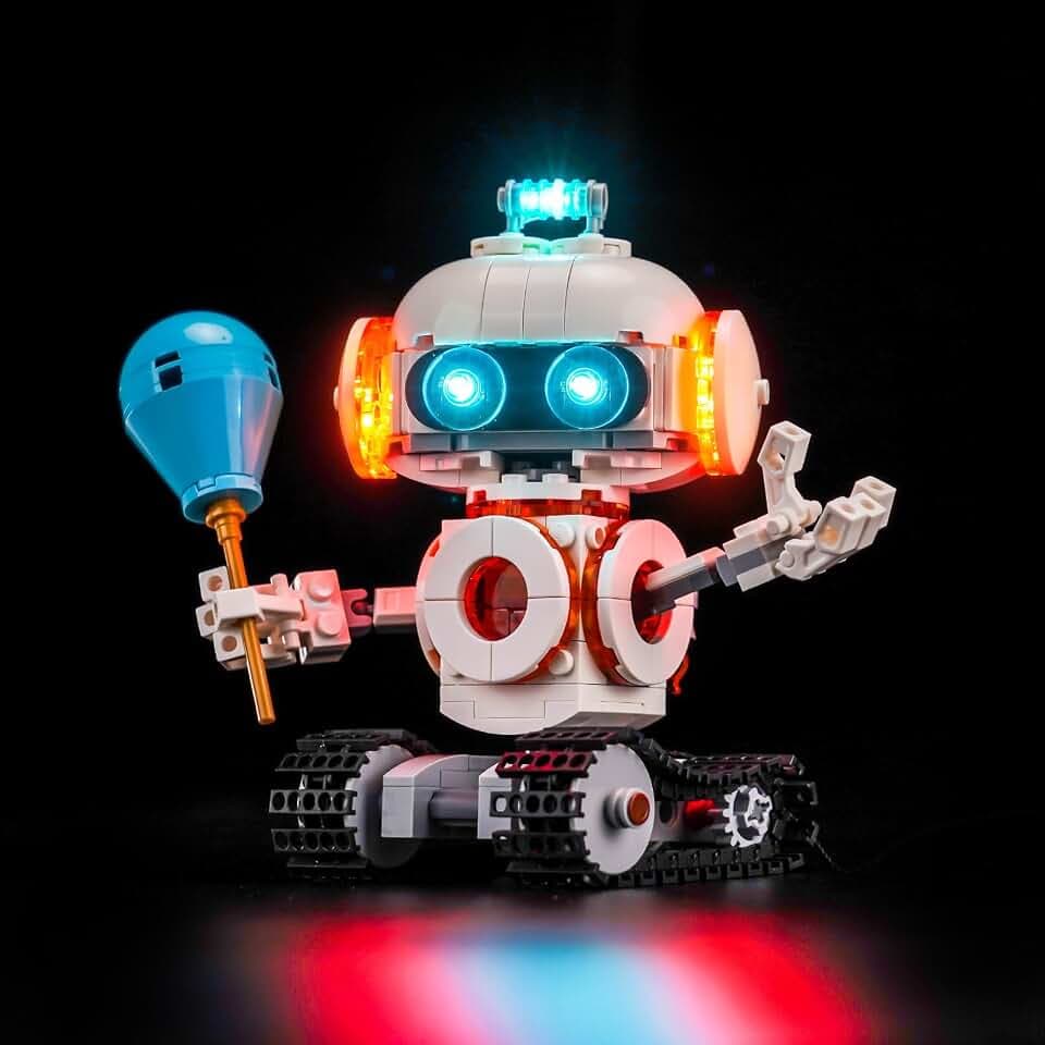 LocoLee Licht Set Kompatibel mit Lego 31164 Space Robot - Nur das Licht - Set, kein Modell, Dekorative Beleuchtung Set Compatible with Lego Weltraum-Roboter 31164 3-in-1