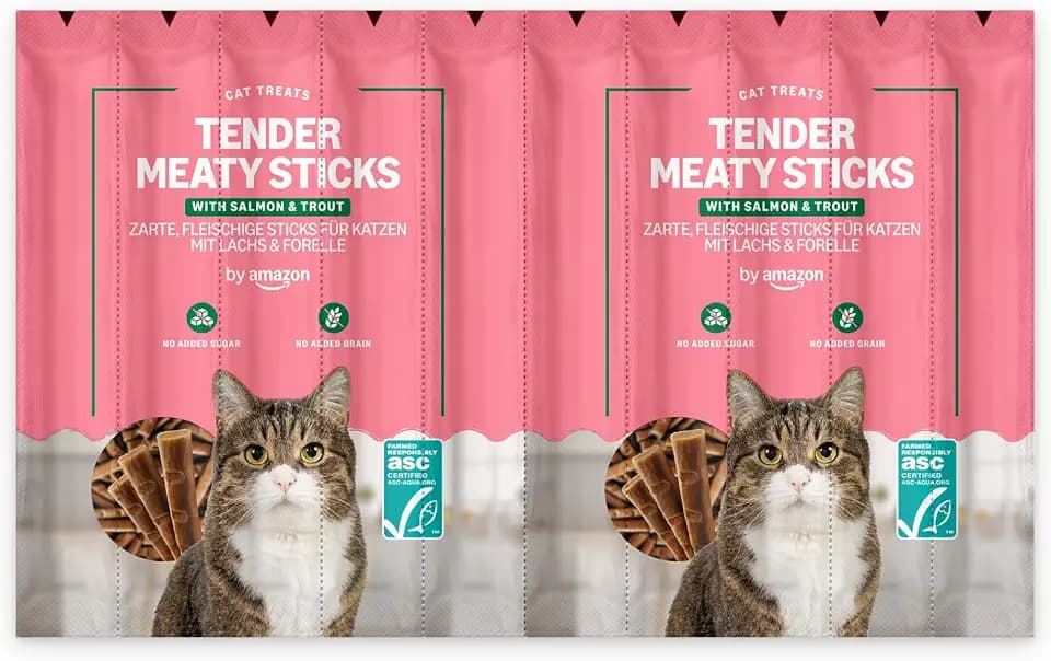by Amazon Katzensticks Lachs & Forelle 50g