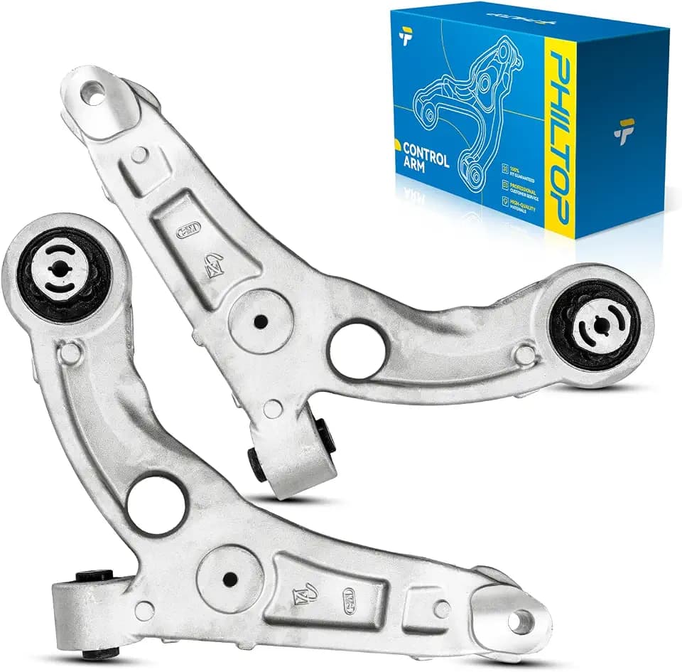 PHILTOP Front Suspension Kit Lower Control Arm Assembly Compatible with Jeep Cherokee 2014 2015 2016 2017 2018 Automotive Replacement Control Arms 2pcs